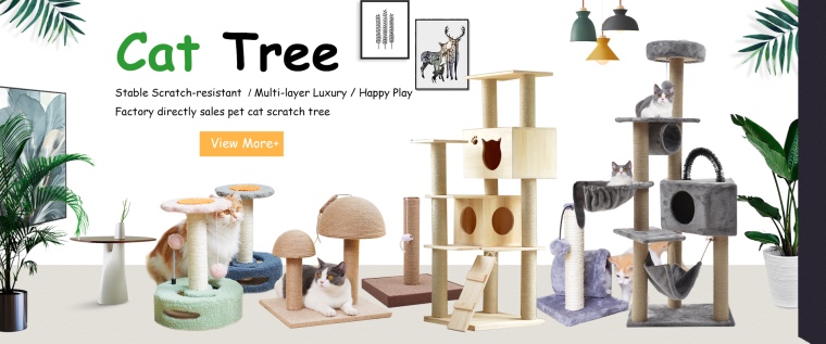 Cat climbing tower tree cat scratcher