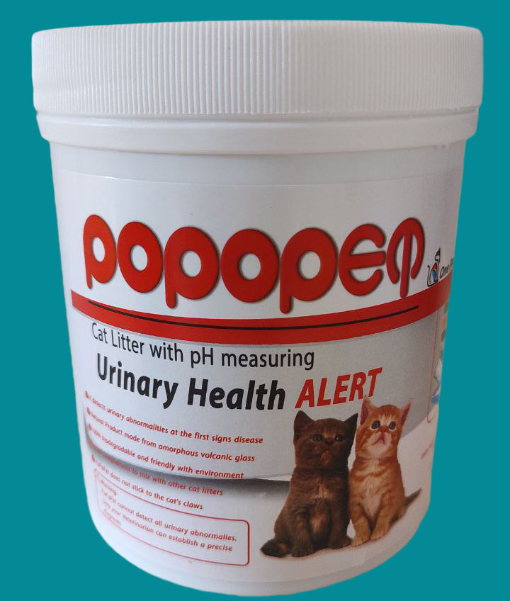 Cat Litter with Health Alert Indicator